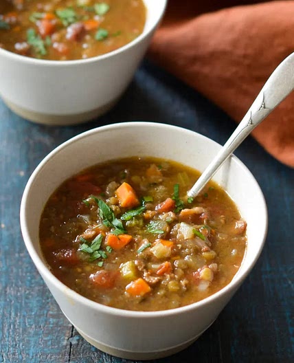 Green Lentil Soup