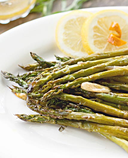 Citrus Roasted Asparagus with Vinaigrette