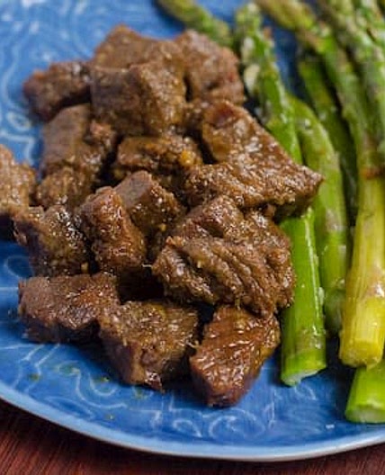 Instant Pot Steak Bites with Honey Garlic Sauce
