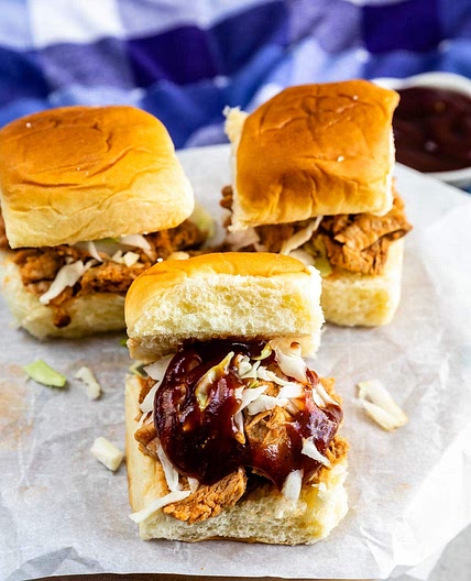 Instant Pot Mini Pulled Pork Sliders