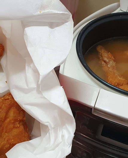 KFC Rice Cooker Chicken