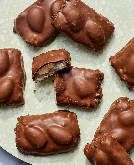 Homemade Almond Joy Candy Bars