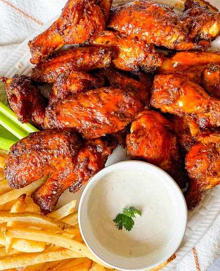 Air Fryer Buffalo Chicken Wings (Gluten-Free)
