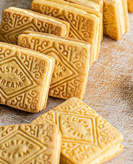 Prue Leith's Custard Creams