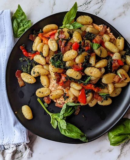 Sun-Dried Tomato and whipped Goat Cheese Gnocchi
