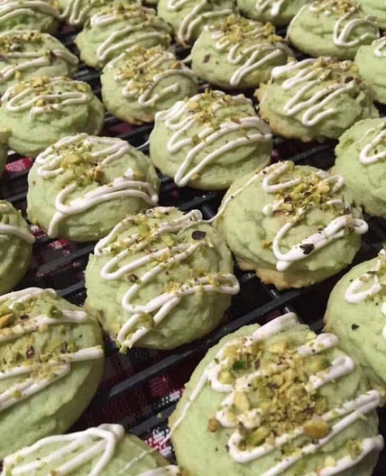Pistachio cookies