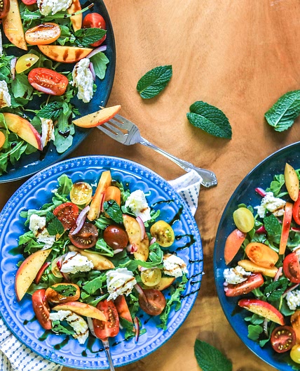 Peach Caprese Salad