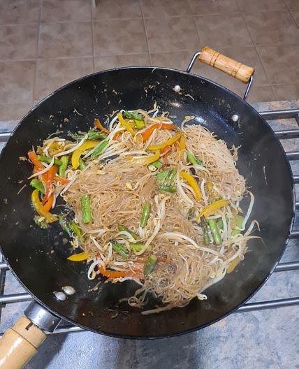 Delicious Veggie Noodle Stir-Fry for Two