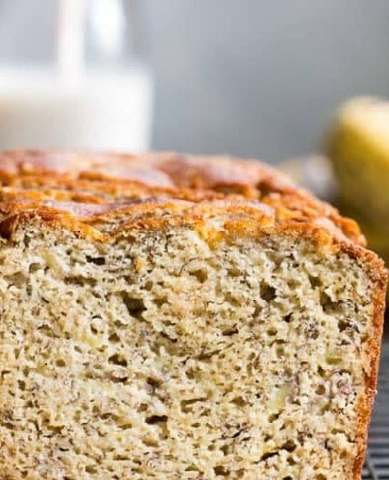 Hearty Paleo Gluten Free Banana Bread