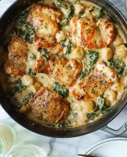 Creamy Chicken and Gnocchi