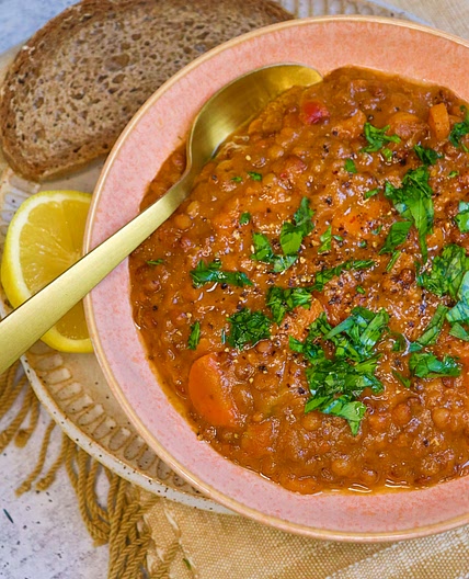 The Best Hearty Vegan Lentil Soup