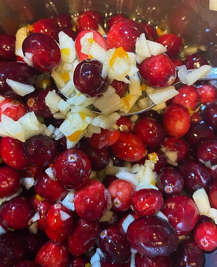 Cranberry Sauce with Apple & Vodka