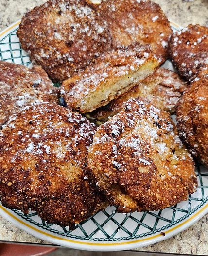 Kosher Chanukah Macabee Fried  shields ( pareve - not dairy nor meat )