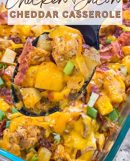 Chicken Bacon Ranch Casserole