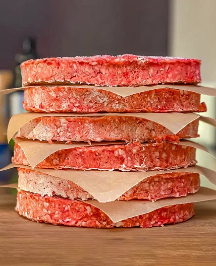 Frozen Hamburgers in Air Fryer