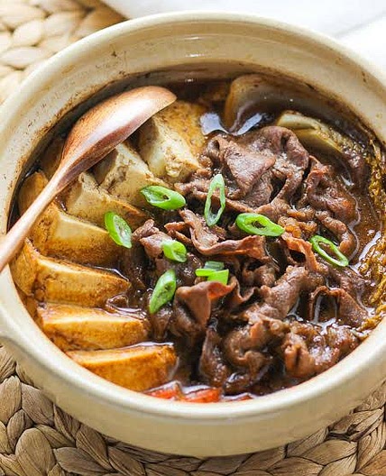 すき焼き風煮 Sukiyaki-style stew