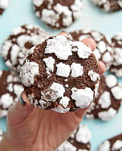 Chocolate Crinkle Cookies