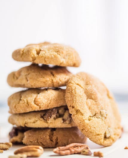 Sweet and Salty Butter Pecan Cookies