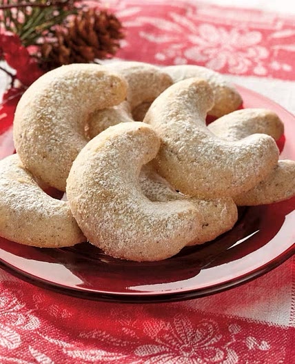 Walnut Crescent Cookies