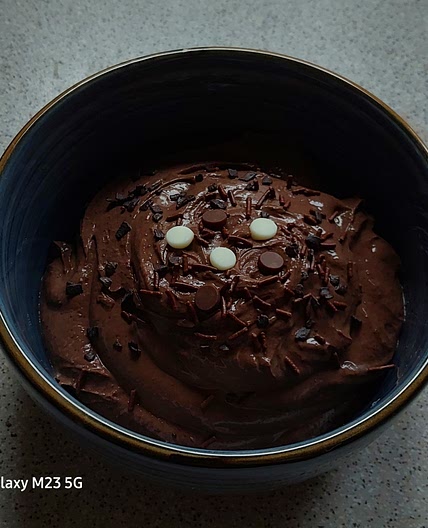 Healthier chocolate dessert