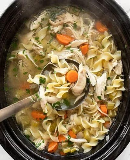 Slow Cooker Chicken Noodle Soup - Budget Bytes