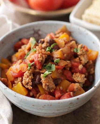 Turkey Chili For One