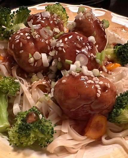 Boulettes collantes à l’asiatique