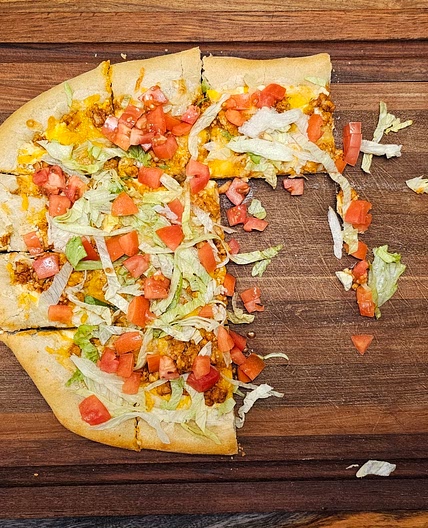 Taco Cat Cheese Pizza