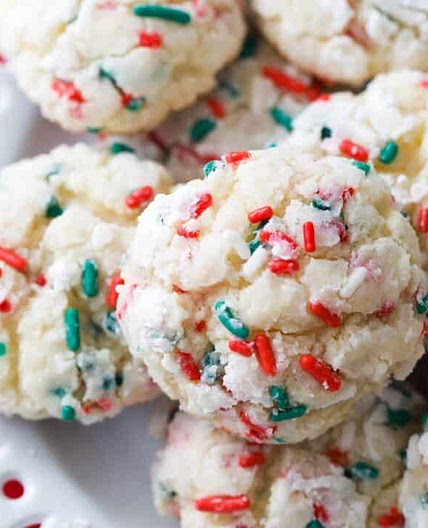 Christmas Gooey Butter Cookies