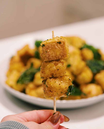 Vegetarian Taiwanese Popcorn Tofu