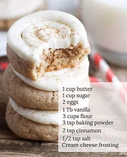 CINNAMON ROLL SUGAR COOKIES