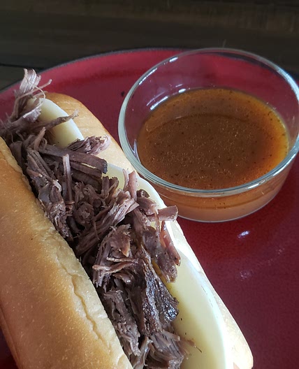 Ninja goodie French dip sandwiches