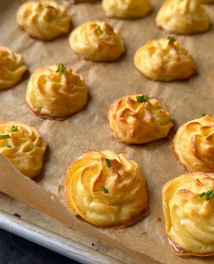 3 Ingredient Duchess Potatoes
