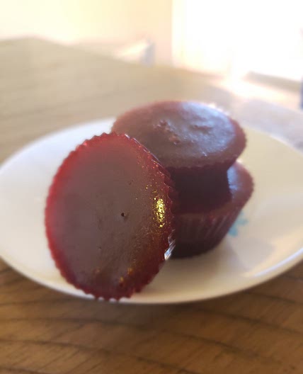 Beet fruit snacks
