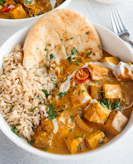 Easy Vegan Butter Chicken with Tofu