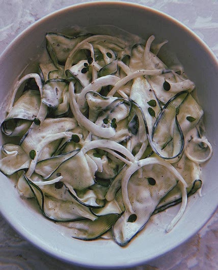insalata cremosa di cetrioli