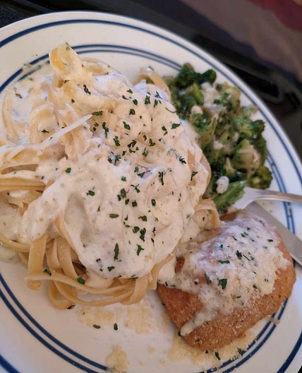Cordon Bleu with Alfredo