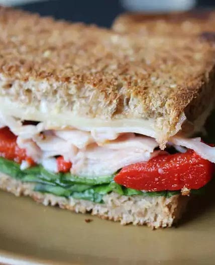 Grilled Turkey and Swiss Sandwich