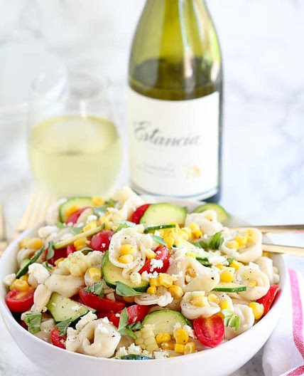 Corn, Tomato, and Tortellini Pasta Salad