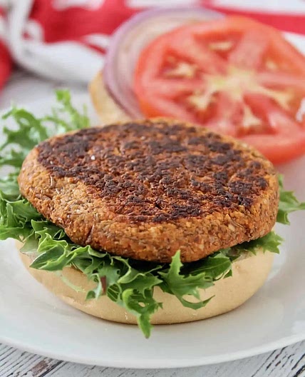 Mini Lentil Burgers for the Toaster Oven