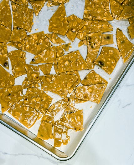 Homemade Peanut Brittle -