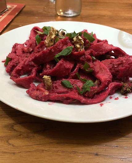 Beetroot pasta