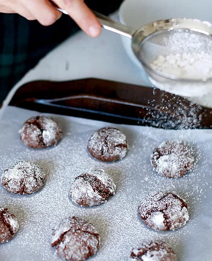 Chocolate Crinkle Cookies