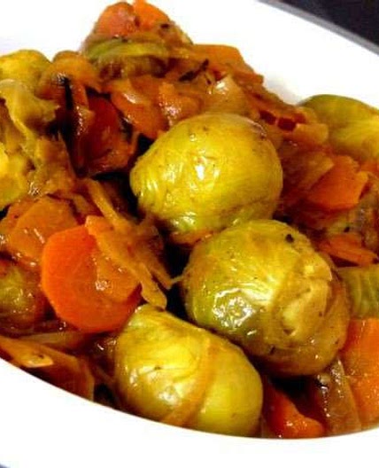 Poêlée chou bruxelle