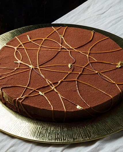 Chocolate and biscoff mousse cake