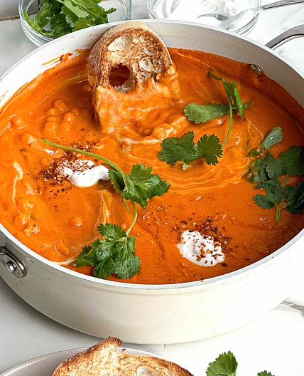 Spicy Sweet Potato and Capsicum Soup
