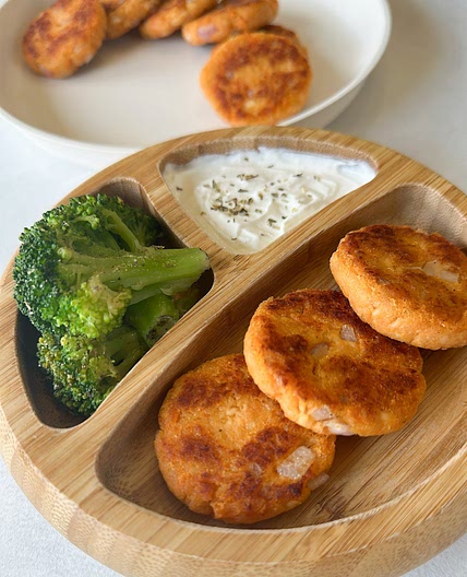 Salmon Sweet Potato Patties