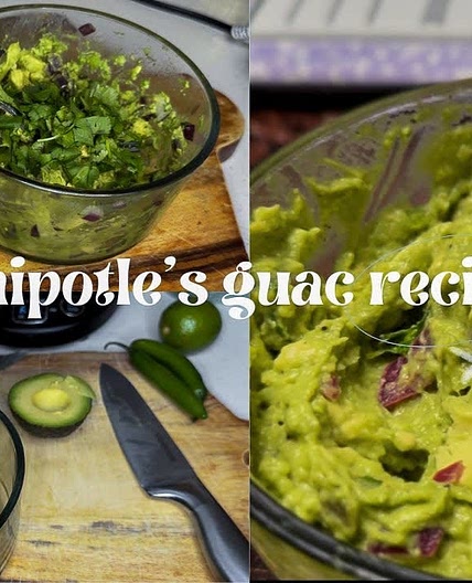 chipotle’s guac recipe