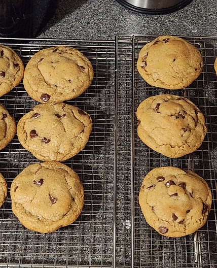 Brown butter chocolate chip cookies