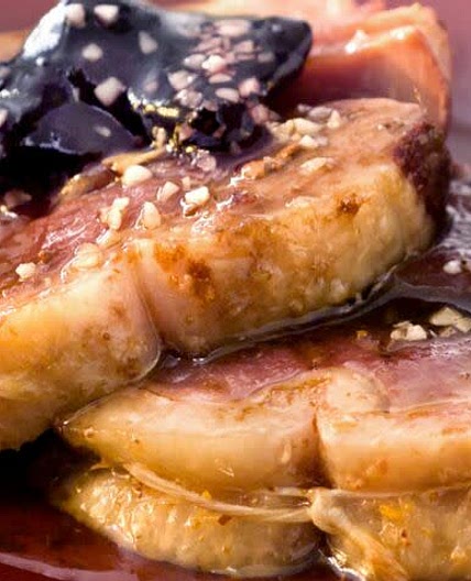 Rôti de porc aux pruneaux